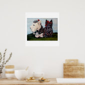 Poster Terriers écossais celtique (Cuisine)
