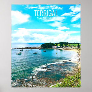 Poster Terrigal Central Coast NSW Australie