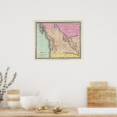 Poster Territoire de l'Oregon (Cuisine)