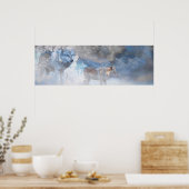 POSTER TERRITOIRE DU LOUP HIVER (Cuisine)