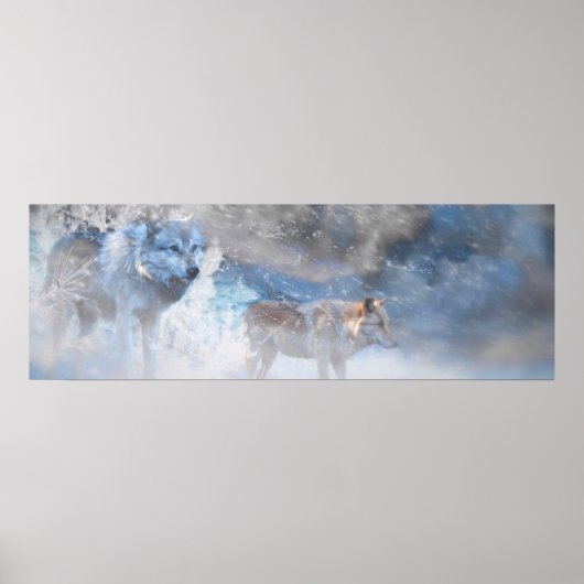 POSTER TERRITOIRE DU LOUP HIVER (Devant)