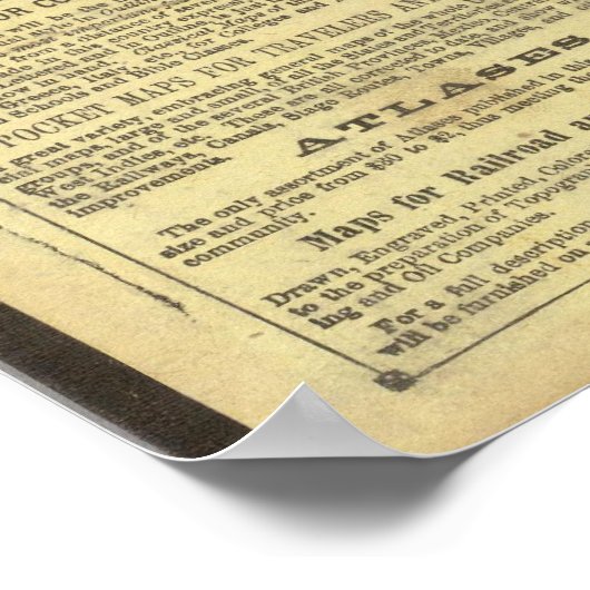 Poster Territoire du Montana (Coin)