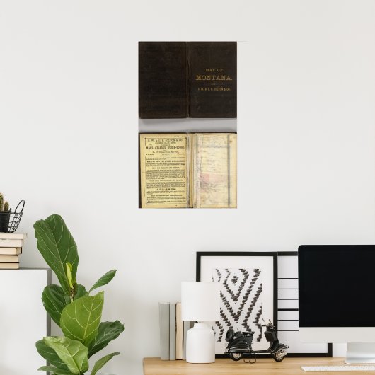 Poster Territoire du Montana (Bureau à domicile)