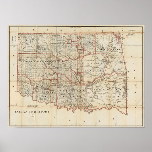 Poster Territoire indien (Devant)