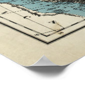 Poster Territoires britannique et russe d'Afghanistan (Coin)