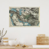 Poster Territoires britannique et russe d'Afghanistan (Cuisine)