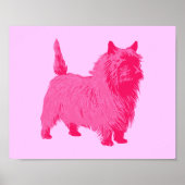Poster Tervueren de style moderne rose (Devant)