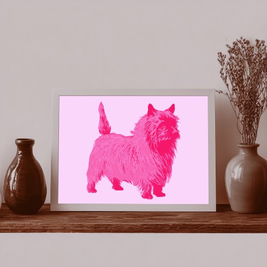 Poster Tervueren de style moderne rose
