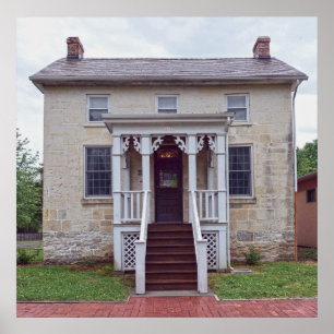 Poster Terwilliger House, Council Grove, Kansas