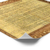 Poster Tes Commandements des premiers ancêtres - Version (Coin)