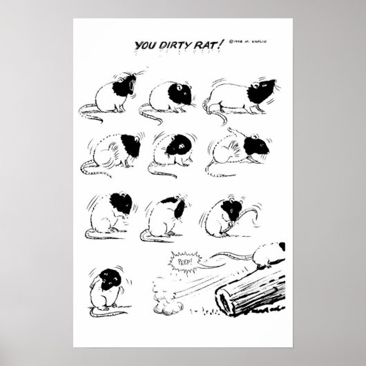 Poster T'Es Sale Rat ! (Devant)