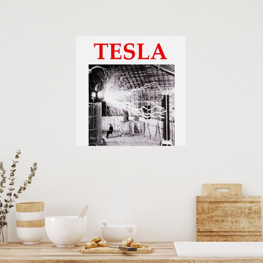 Poster tesla (Cuisine)