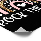 Poster Test Day Rock L'enseignant de test Rainbow Leopard (Coin)