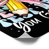 Poster Test Day Rock The Test Motivational Teacher You Go (Coin)