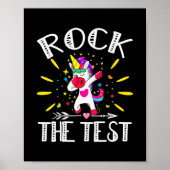 Poster Test Day Rock The Test Teacher Test Day (Devant)