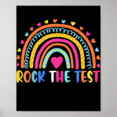 Poster Test Day Rock The Test Teacher Test Day (Devant)