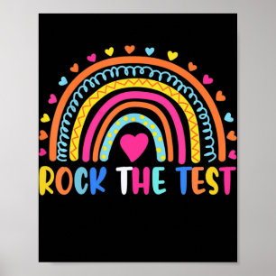 Poster Test Day Rock The Test Teacher Test Day