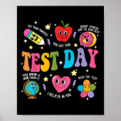 Poster Test Day Rock The Test Testing Day Motivational Te (Devant)