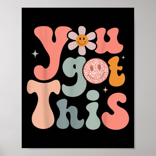 Poster Test Day Teacher Shirt Motivational Testing Day St (Devant)