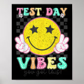 Poster Test Day Vibes You Got This Retro Groovy Testing D (Devant)