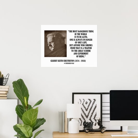 Poster Test de Chesterton Great Scheme (Bureau à domicile)