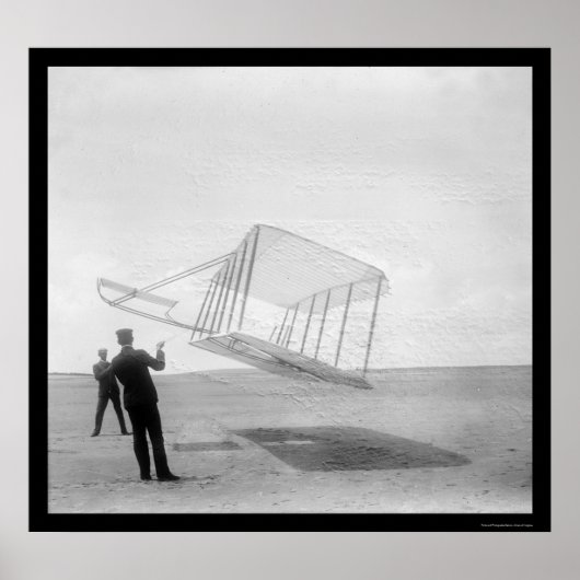 Poster Test de Glider Wilbur et Orville 1901 (Devant)