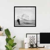 Poster Test de Glider Wilbur et Orville 1901 (Bureau à domicile)