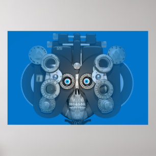 Poster Test de l'oeil