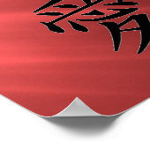 Poster Test rouge "Amour" (Coin)