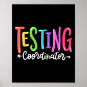 Poster Testing Coordinator Test Day Exam Motivational Squ (Devant)