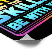 Poster Testing Day Test Day May The Skills Be With You Te (Coin)