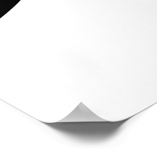 Poster Tête basse (Coin)