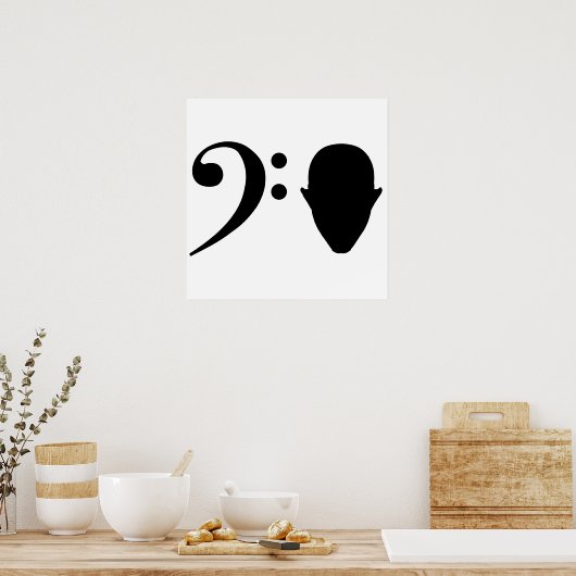 Poster Tête basse (Cuisine)