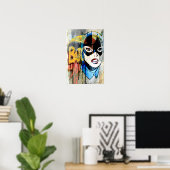 Poster Tête Batgirl (Bureau à domicile)