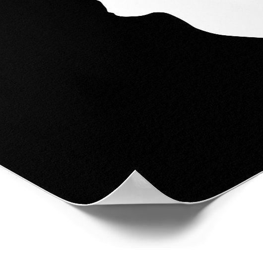 Poster Tête blanche (Coin)