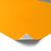 Poster Tête blanche en Pois (Coin)