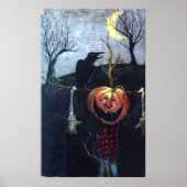 POSTER "TÊTE CITROUILLE" (Devant)