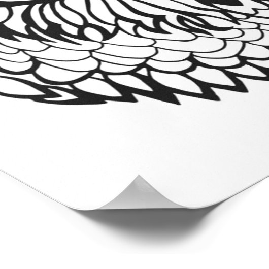 Poster Tête d'aigle 2 (Coin)