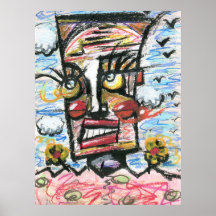 Tête dans les nuages