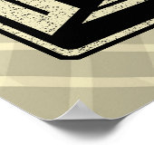 Poster Tête De Baseball, Touche Et Ne Cesse Jamais D'Impr (Coin)