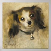 Poster Tête de chien, Auguste Renoir (Devant)