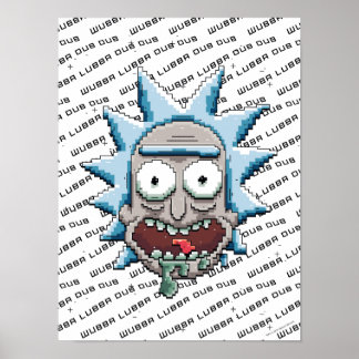 Poster Tête de Droite Pixelverse