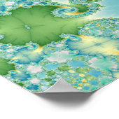 Poster Tête de fidèle - Art fractal (Coin)