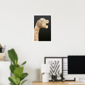 Poster tête de figurine d'un long navire viking, trouvé à (Bureau à domicile)