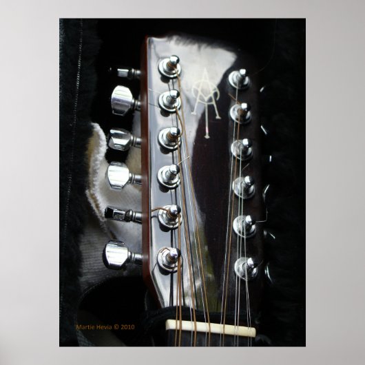 Poster Tête de guitare (Devant)