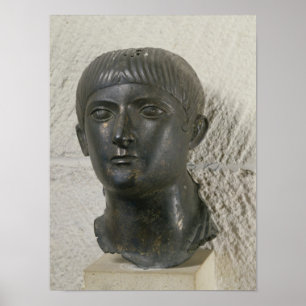 Poster Tête de jeune homme, aka 'de la jeune Aquitaine