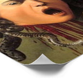 Poster Tête De La Méduse Par Caravaggio (Coin)