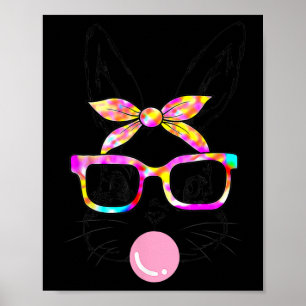 Poster Tête De Lapin Avec Sungels Pour Garçons Hommes Enf
