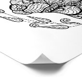 Poster Tête De Lapin Inspiré Dans La Wreath 2 (Coin)