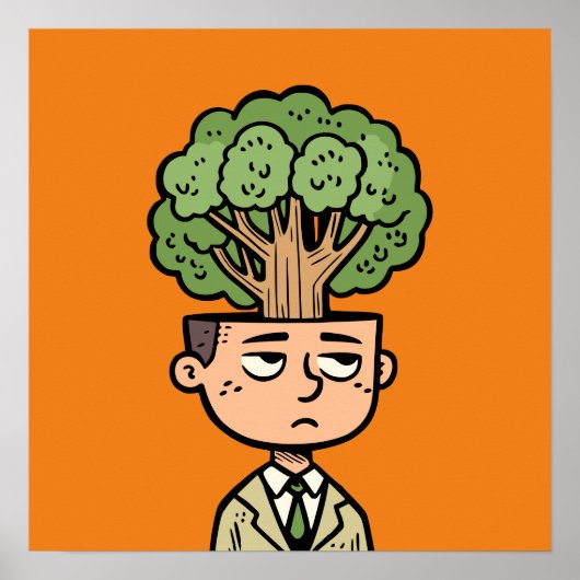 Poster Tête de l'arbre (Devant)